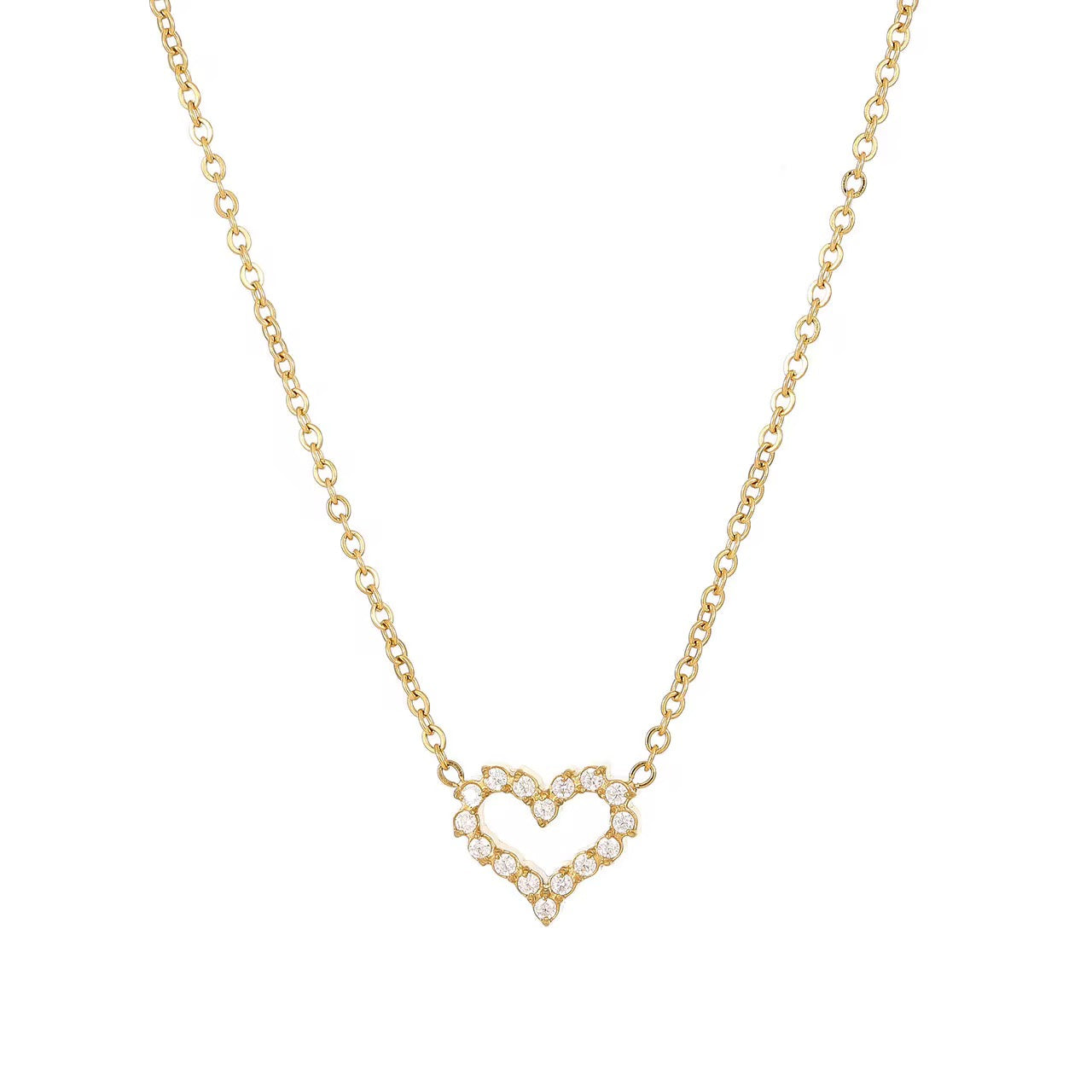 Diamanté Love Heart Necklace