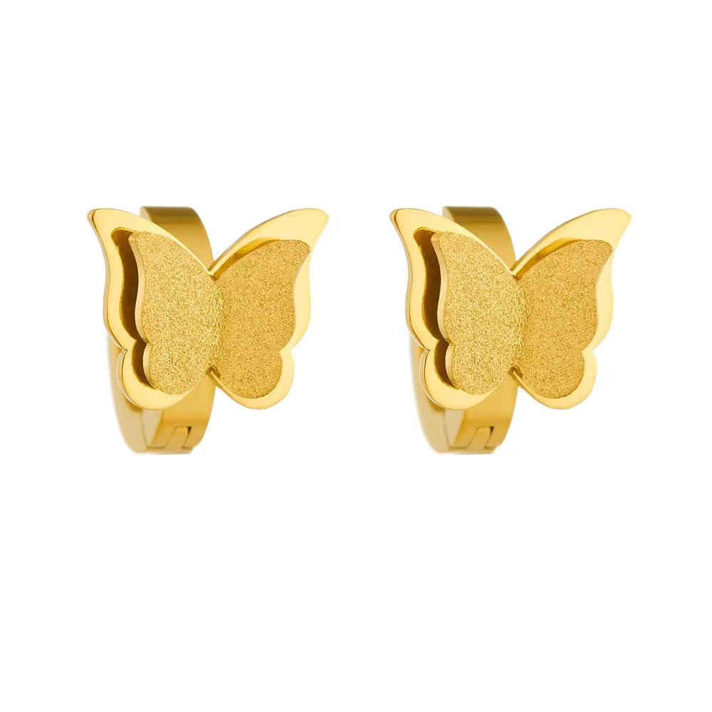 3D Butterfly Earrings