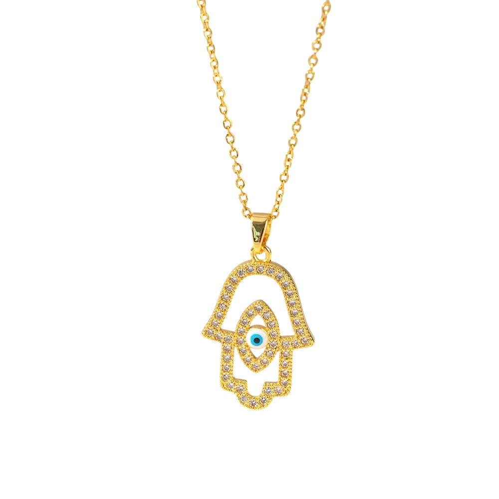 Hamsa Hand Pendent Necklace
