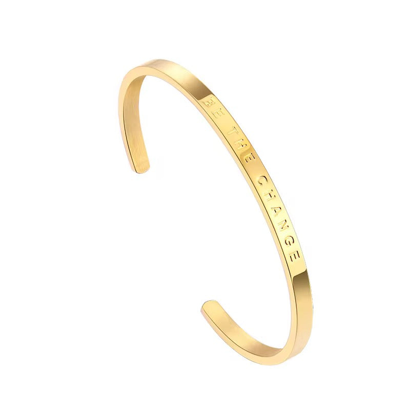 Be The Change Affirmation Bangle