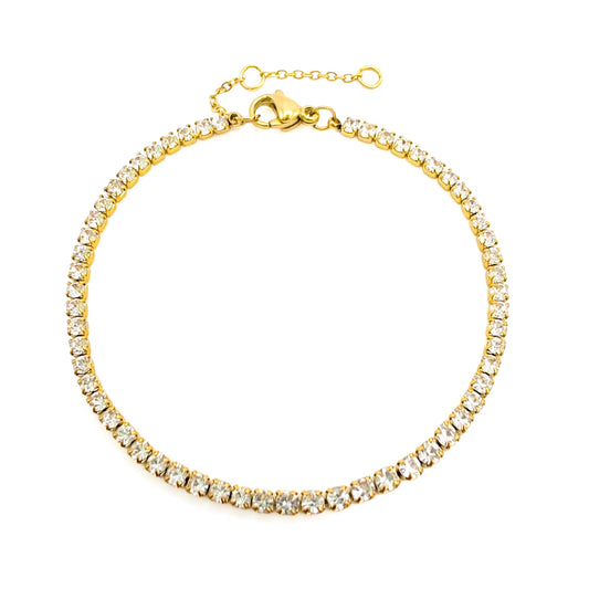 Gold Tennis Bracelet