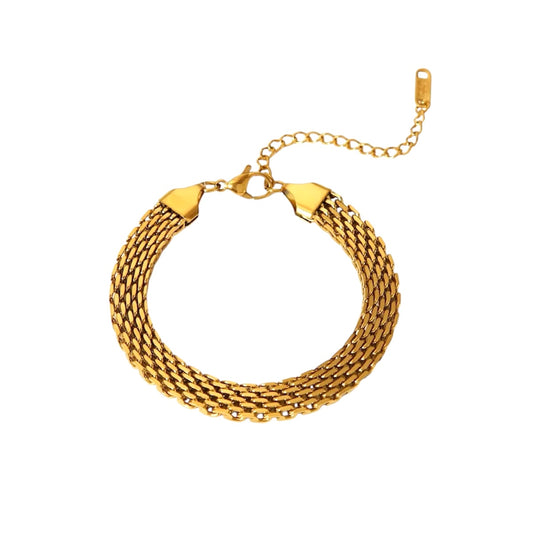 Mesh Chunky Chain Bracelet