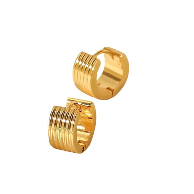 C Shaped Chunky Earrings