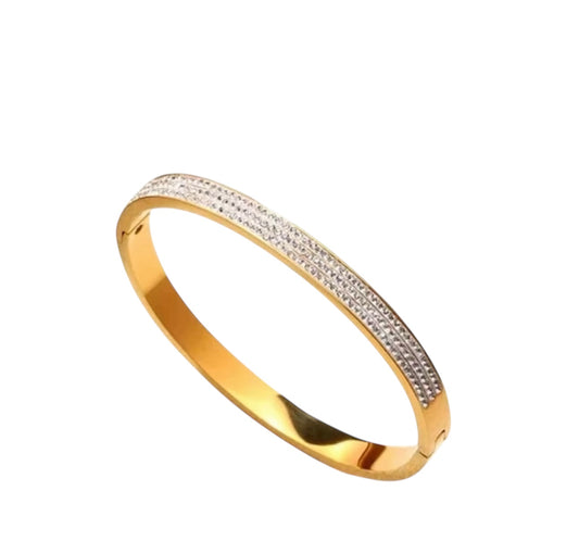 Luxe Trio Diamanté Bangle